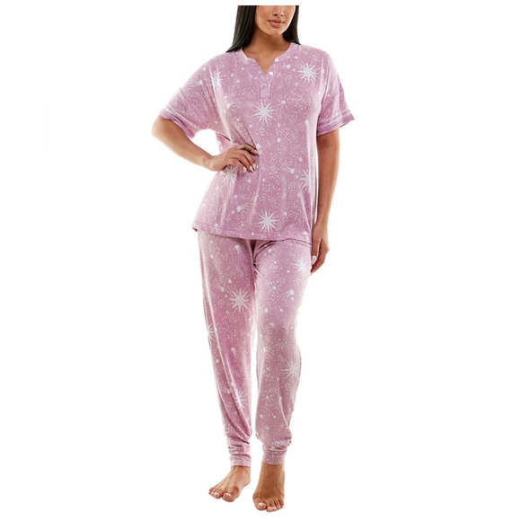 🛍️🆕🧸 ROUDELAIN| ULTRA SOFT 2-PIECE PAJAMA SET IN MAUVE MIST VARIOUS SI - Picture 11 of 14